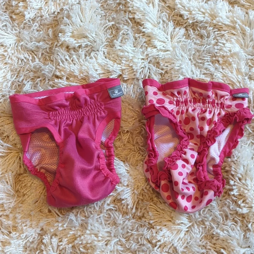 Dog reusable washable diapers period panties top paw